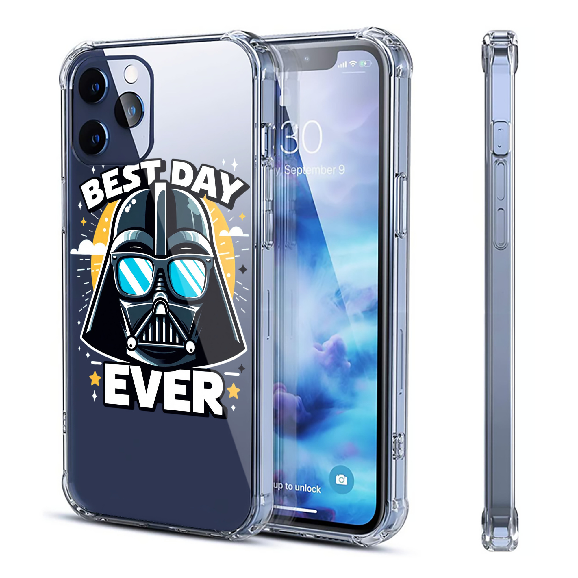（画像用） スター・ウォーズ Star Wars 【iPhone 12シリーズ対応】透明スマホケース（クリアソフトケース）